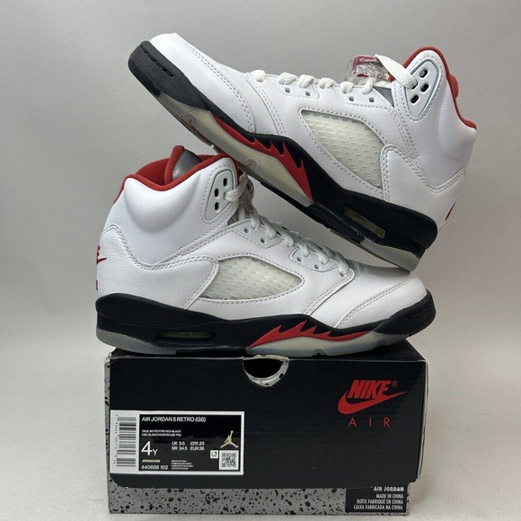 Jordan Shoes - Nike Shoes Air Jordan 5 Retro GS “Fire Red" 2023